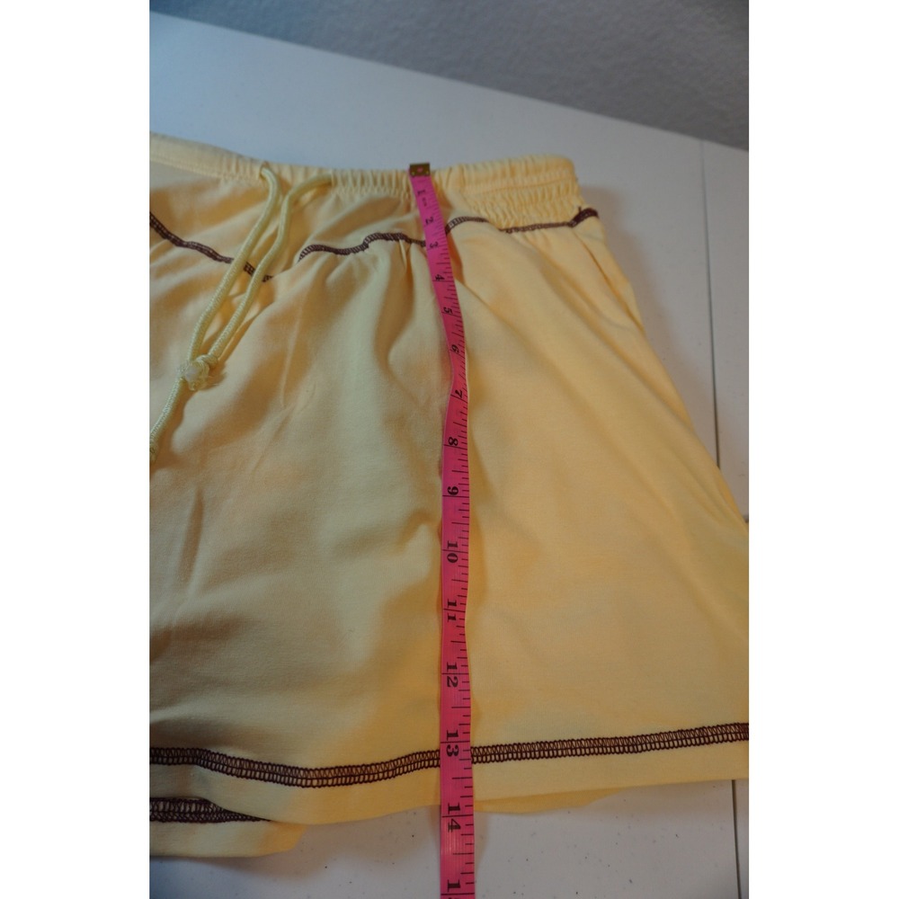 Womens Yellow 2 Piece Skort Set V-Neck Top Activewear Athleisure Small - Picture 14 of 15